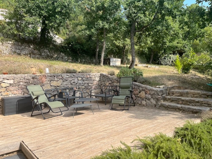 Terrasse de la maison